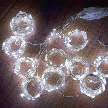 3X2m Užuolaidų Šviesos diodų (LED) Styginių 200PC LED Dekoracija šviesos 8 apšvietimo režimai romantišką atmosferą su kontrolės Lanksčios vielos