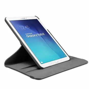Dangtelis skirtas Samsung Tab E 8.0 SM-T377 Atveju, 360 Laipsnių Besisukantis PU Odos Atveju Galaxy Tab E 8inch T377 T375 T378 Tablet Stiklo