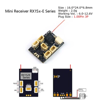 Futaba Nuotolinio valdymo pultelis Pasirinkti Mikro Mini Imtuvas RX savo FUTABA Siųstuvas RC Modelis Paramą S-FHSS FHSS Protokolas