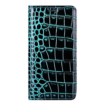 Krokodilas natūralios Odos Apversti Telefono dėklas Samsung Galaxy S20 FE Ventiliatorius Edition A42 5G S20 Plius 20 Pastaba Ultra Padengti Atveju Coque