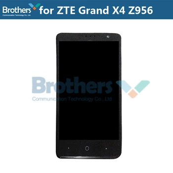 LCD Ekranas ZTE Grand X4 Z956 LCD Ekranas ZTE Z956 LCD Asamblėjos Jutiklinis Ekranas skaitmeninis keitiklis Telefonas Pakeitimo Išbandyti Originalas