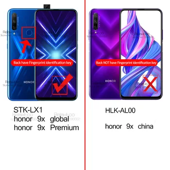 Magnetinio Atveju Huawei Honor 9X STK-LX1 dvipusės Grūdintas Stiklas telefono Dangtelį ant Garbės 9 X Pasaulio honor9x Premium coque funda