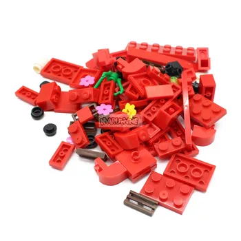 Marumine įrangos pardavimas, biuro įrangos Statyti Blokus, 4 Spalvų Sofa Nustatyti Plytų Suderinama su Decool Blokai Modelis Žaislai Vaikams Vaikams