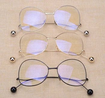 Nauja Karštų Kadrų Klasikinis Aišku, Akiniai Aukso Rėmo Derliaus Sunglass Moterys Vyrai Optinis UV400 Aviacijos akinių Skaidrus, Aiškus