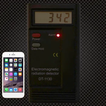 Naujos Elektromagnetinės Spinduliuotės Detektorių LCD Skaitmeninis EMF Matuoklį Dozimetro Testeris DT1130